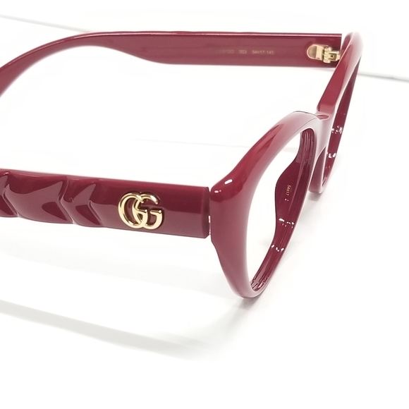 Stunning  Authentic Gucci  GG Marmont Red Eyeglasses Frames - Picture 4 of 16